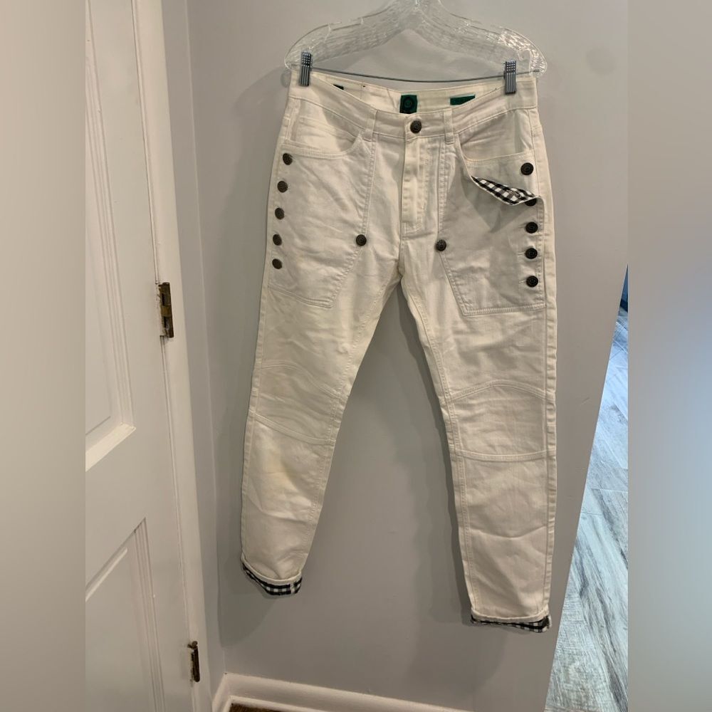 Revolution White Cargo Pants - Picture 5 of 15